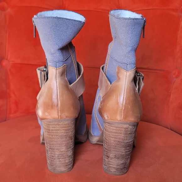 Naughty Monkey High Trail Leather Boot Size 8.5 - Picture 10 of 14